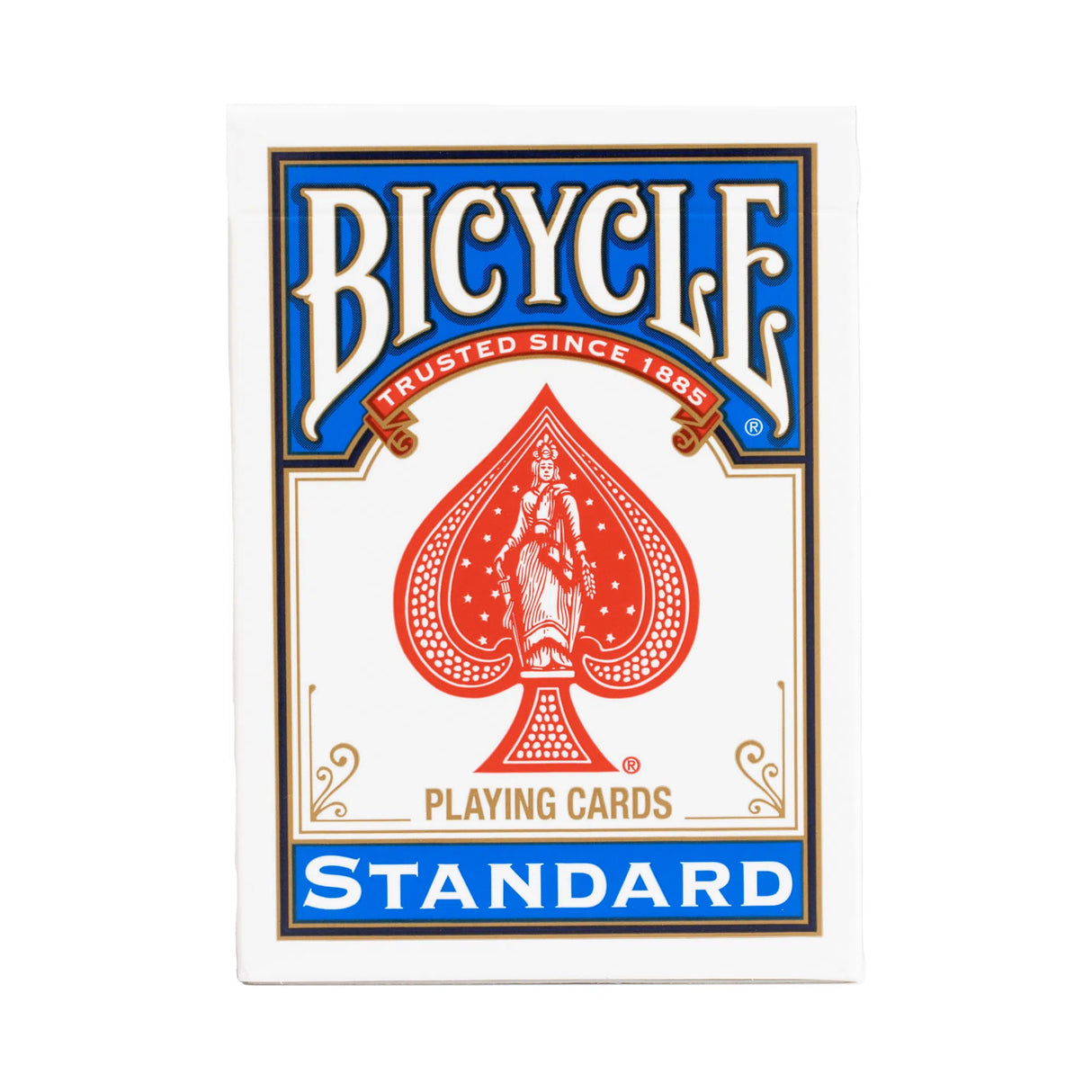 Bicycle Standard Playing Cards deck featuring the classic red spade design and trusted quality since 1885.