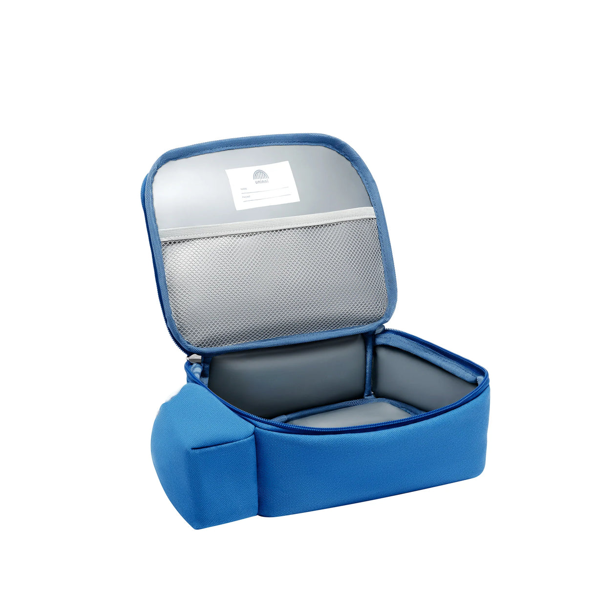 Toddler Lunchbag | Shark in blue, fully insulated with mesh storage and padded handle for easy carrying.