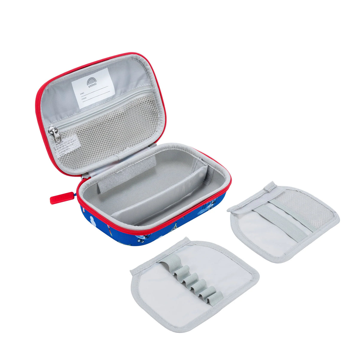 Pencil Case | Airplane with removable divider, mesh compartment, 6 pencil holders, and zippered storage for organized supplies.