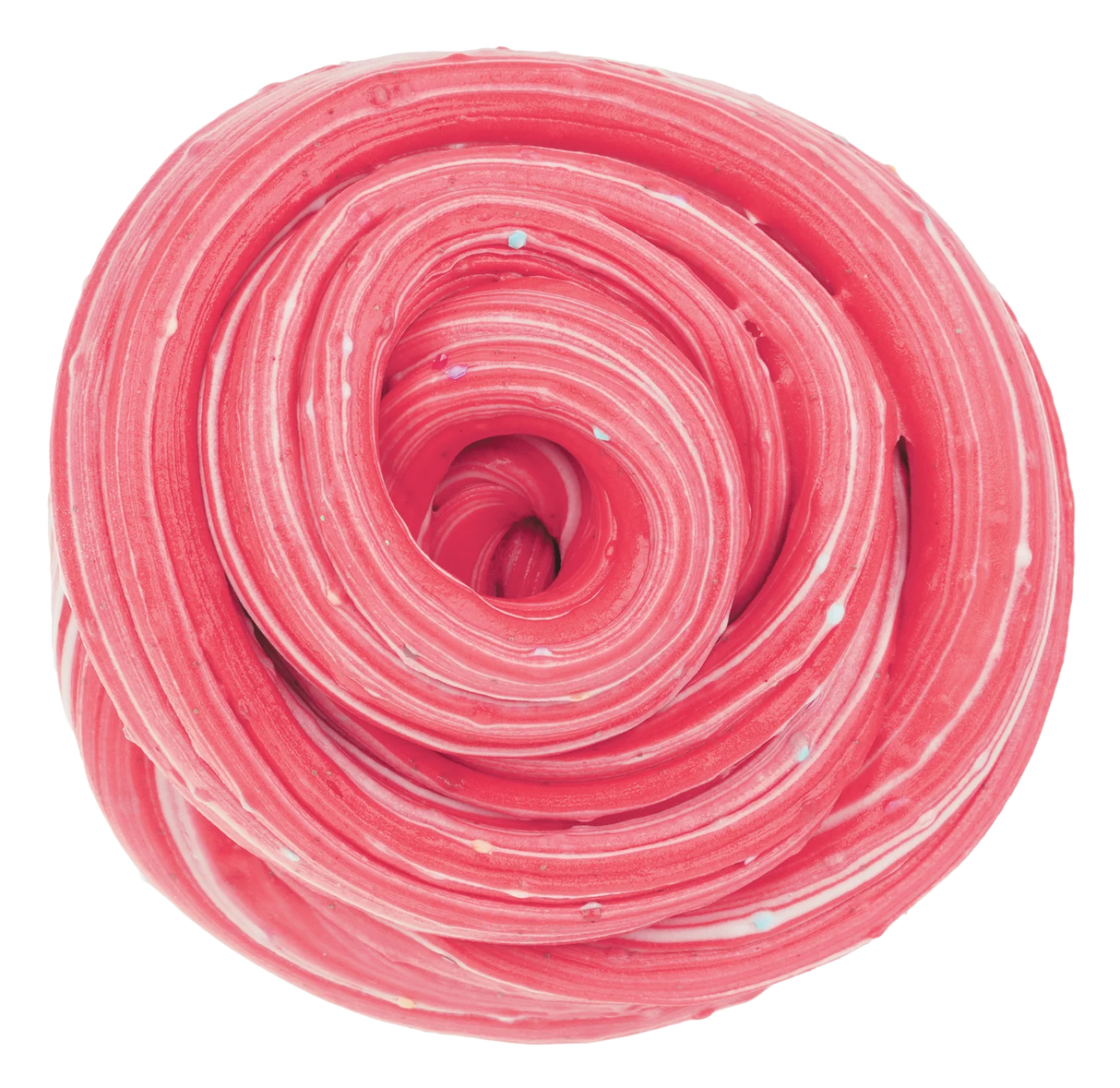 SCENTsory Duos Watermelon Birthday Cake Thinking Putty with vibrant pink swirl and sensory texture close-up.