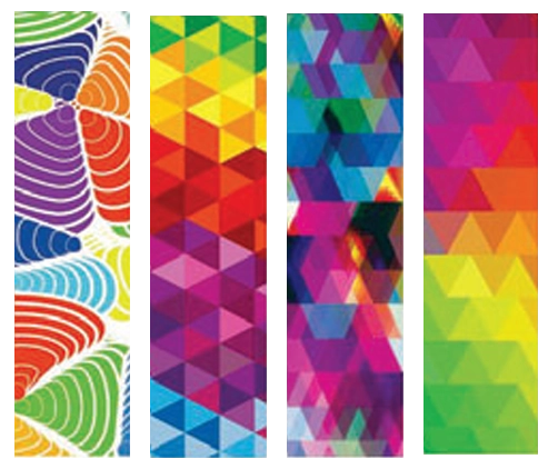 Zen Strips | Bumpy Brights featuring colorful bumpy textured strips with vibrant geometric patterns for tactile focus.