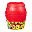 Barrel of Monkeys classic linking game in a bright red barrel with playful monkeys inside for ages 3 and up.