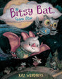 Bitsy Bat, Team Star book cover shows a smiling bat and owl flying at night under a full moon.