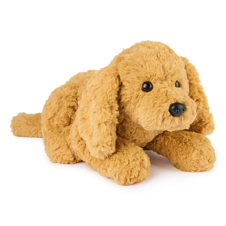 Dog Muttsy plush toy with soft beige fur, floppy ears, and black eyes, perfect for cuddling and play.