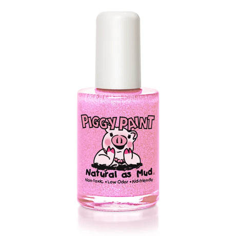 Nail Polish Tickled Pink water-based, non-toxic, cruelty-free pink nail polish with a durable finish and low odor.