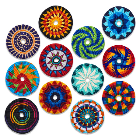 MayaFlya Pocket Disc Sports edition showcasing 12 colorful patterns, perfect for outdoor high-action play.