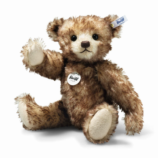 Teddy Bear Classic Limited Edition with mohair coat, posable arms, hand-stitched details, and distinctive Steiff design.