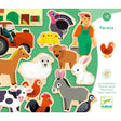 Magnets Farmix set with 24 farm-themed magnetic wooden pieces including animals and farmer for kids ages 2 and up.