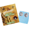 Surprise Pirate Bath Bomb with pirate coin surprises, designed to fizz and nourish skin with Epsom salt and Shea butter.