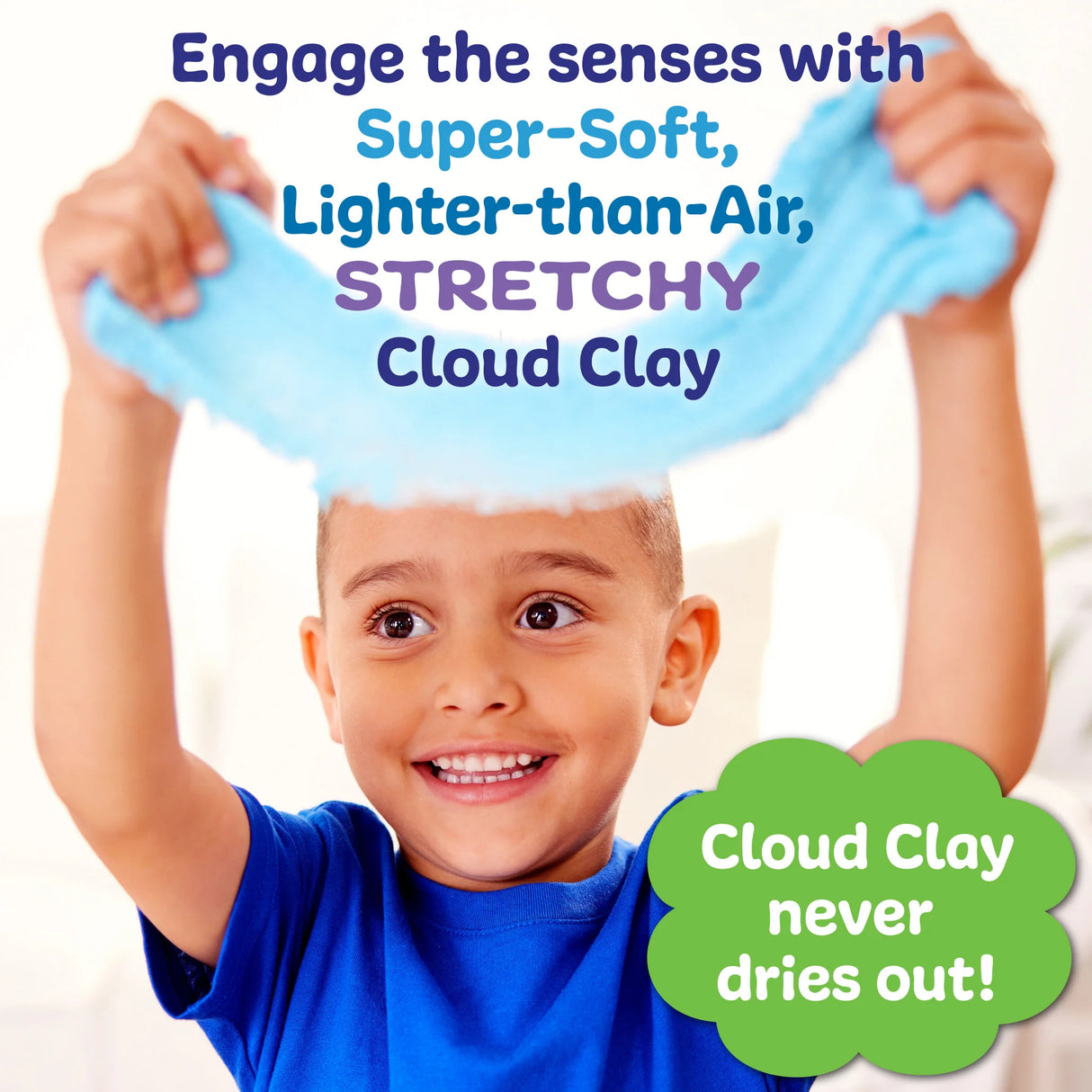 Sensory Pack | Outer Space with super-soft, stretchy cloud clay that never dries out for sensory play and fine motor skills development.