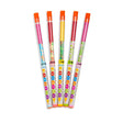 Pencil Topper Scented Animal Party with assorted sweet scented caps in freshness tubes, bright and colorful pencils.