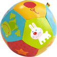 Soft colorful Baby Ball | Animal Friends with playful animal prints for motor skill and hand-eye coordination development.