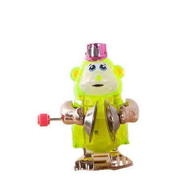 Z Wind Ups | Tucker & Cymbals wind-up toy monkey playing cymbals, approximately 3 inches tall, for ages 3 and up.