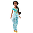 Disney Princess Jasmine doll wearing blue outfit with removable tiara and shoes, inspired by Disney's Aladdin.