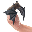 Bat Finger Puppet shown on a hand with detailed wings and a soft, friendly face for imaginative play.