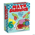 Math Sandwich educational game box showing colorful felt food pieces and playful numbers for counting and math skills.