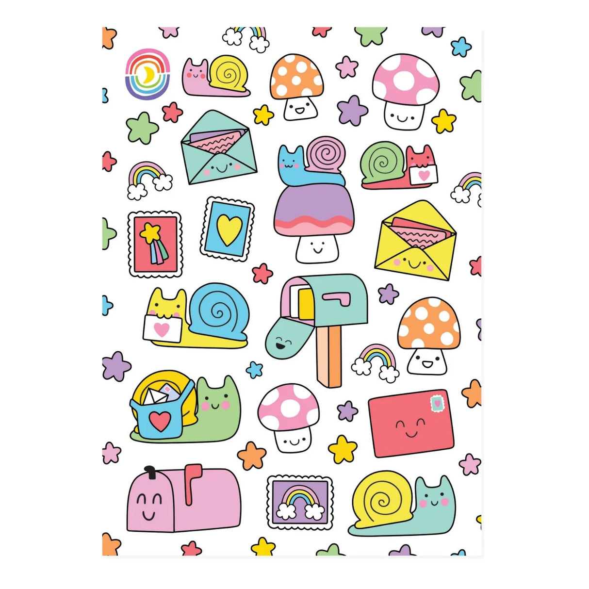 Snails n Mails Glossy Stickers