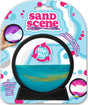 Sand Scene flip and turn sand art decor with blue and gold glitter sands creating relaxing shore landscapes.