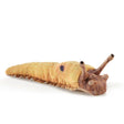 Banana Slug Finger Puppet with lifelike design and weighted beads for tactile texture, perfect for children ages 3 and up.