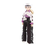 Taylor Cowgirl doll dressed in Western show shirt, hat, belt buckle, and fringed chaps, 8-inch articulated figure.