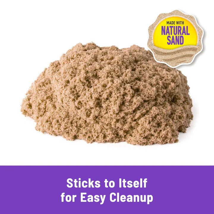 Kinetic Sand | 3lb Beach Sand made with natural sand that sticks to itself for easy, mess-free play and cleanup.