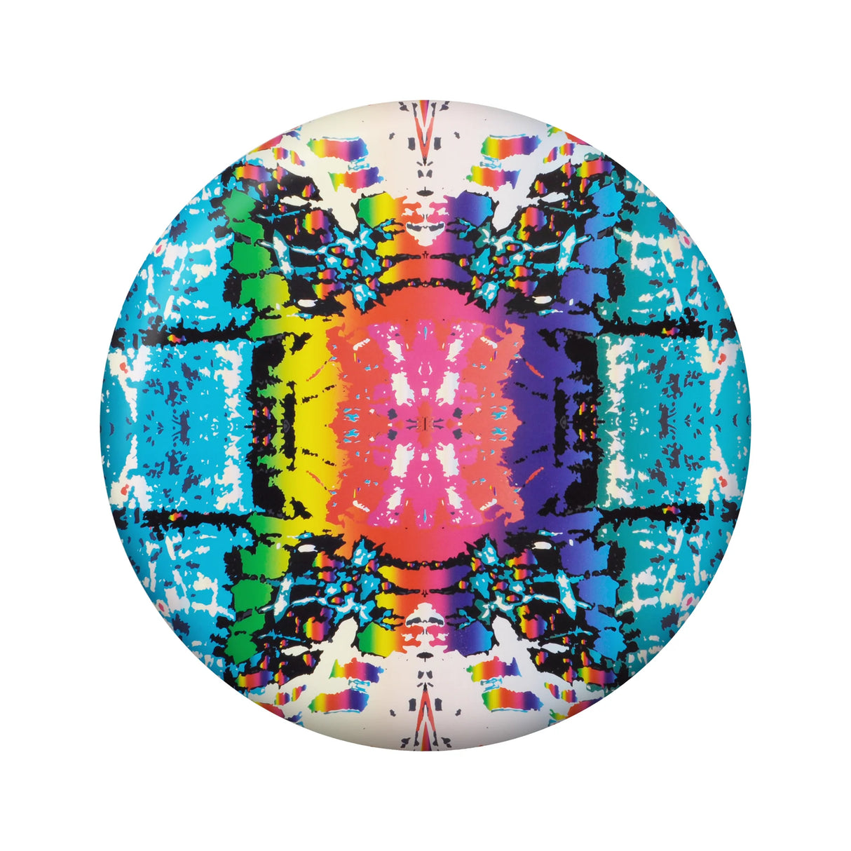 Waboba Wingman Disc PRO colorful flying disc with vibrant abstract pattern and flexible silicone design.
