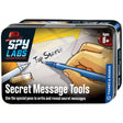 Spy Labs Secret Message Tools metal tin with invisible ink pens to write and reveal secret messages, ages 8+