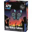 Spy Labs Spy Walkie Talkies with 1.5-mile range, three channels, and flashlight, perfect for secret agent play for ages 6 and up.
