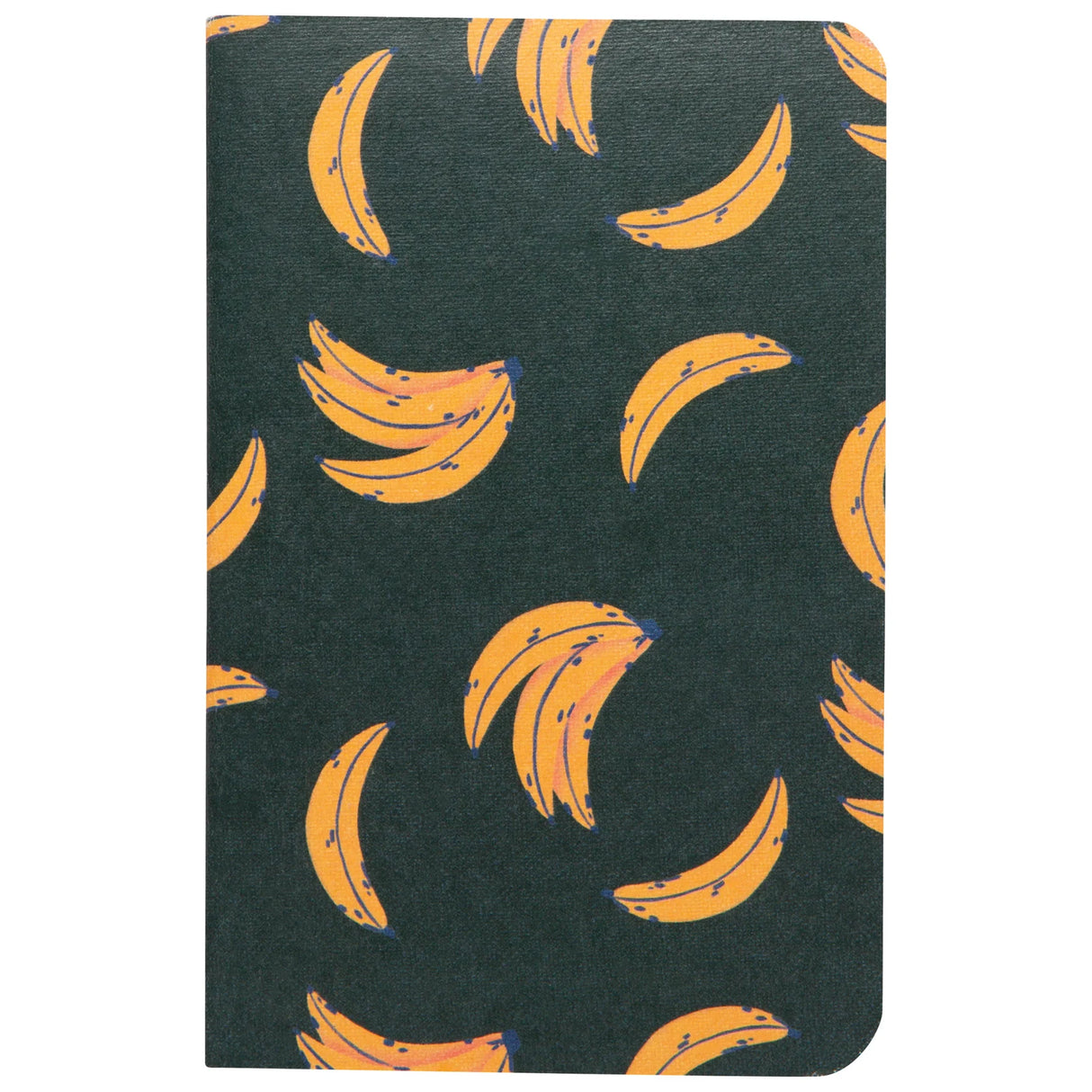 Mini Scribble Notebooks | Tropical Trove featuring a vibrant banana pattern on eco-friendly recycled paper cover.