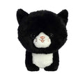 Tuxedo Cat plush toy with soft black and white fur, round head, and cute facial expression, 8.5 inches tall.