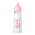 Magic Drink Bottle with pink cap, designed to magically refill when tipped, suitable for ages 3 and up.