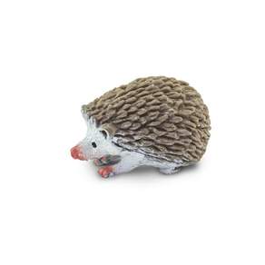 Mini Animal hedgehog figure, pocket-sized good luck charm, perfect for crafts and giveaways, approx. 3/4 inch.