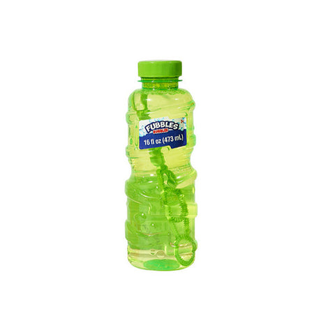 Fubbles | Bubble Solution 16oz green bottle with bubble wand, thick non-toxic formula for blowing bubbles.