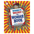 Where's Waldo? Wonderbook cover showing Waldo holding a large book with colorful, detailed crowd artwork behind him.