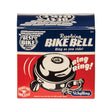 Bike Bell packaged box showing shiny metal bell with lever and handlebar attachment for kids aged 3 and up.