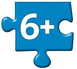 100pc Beautiful Ocean Puzzle piece showing recommended age 6+ for kids developing skills and fun learning.