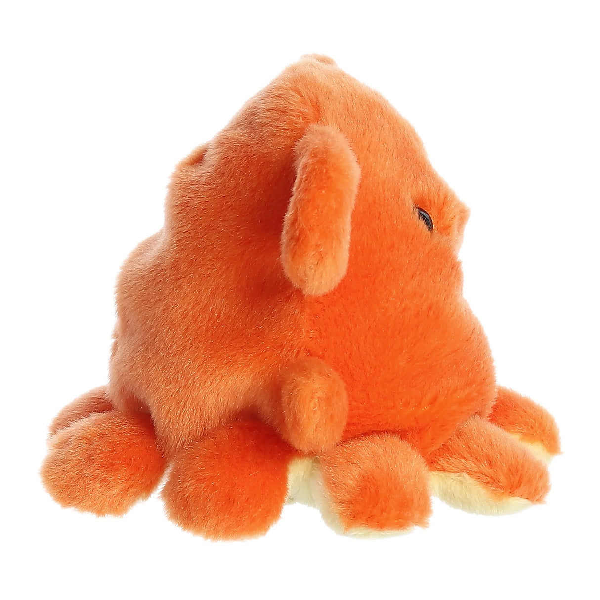 Soft and fluffy 5-inch plush toy Palm Pals Octopus Ditsy in bright orange, perfect for all ages.