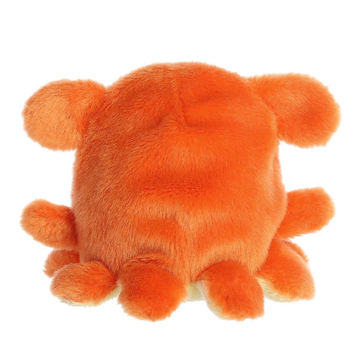Palm Pals Octopus Ditsy plush toy, bright orange, soft and fluffy with bean pellets, perfect for all ages.