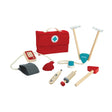 Doctor Set with 5 basic medical tools and a red doctor case for imaginative pretend play and learning empathy in children.