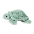 Soft plush Turtle Jade sea turtle stuffed animal with mint green and creamy white colors, perfect cuddly companion.
