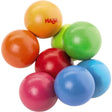 Magica Wooden Clutching Toy colorful hand-crafted wooden balls easy for babies to grasp and teethe on, made in Germany