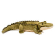 Alligator Streamline plush toy with soft green scaly fabric, felt teeth, and spiky back, 15 inches long.