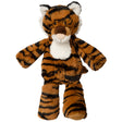 Marshmallow Tiger plush toy featuring soft fabric, embroidered details, and durable plastic eyes for cuddly comfort.