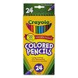 Colored Pencils by Crayola with 24 pre-sharpened, bright, long-lasting colors made from reforested wood.