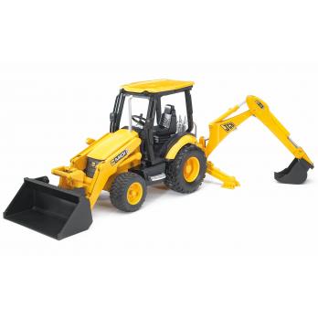 LCB MIDI CX Backhoe Loader toy model with detachable backhoe and front shovel, detailed and functional for construction play.
