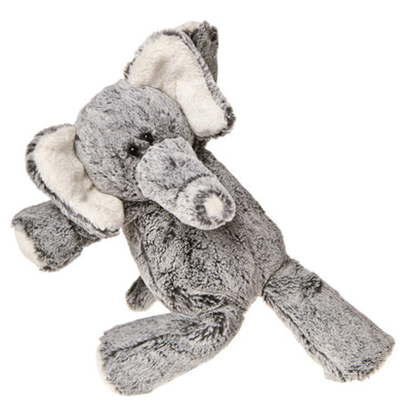 Marshmallow Elephant plush toy with soft fabric, embroidered details, and weighted for ultimate comfort and cuddling.