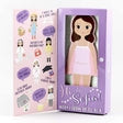 Magnetic Dress Up | Sofia wooden doll with magnetic outfits and fold-out background for imaginative play.
