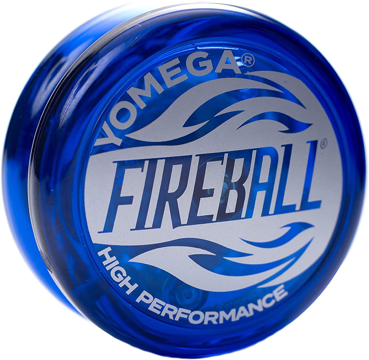 Yoyo Fireball in blue with high performance design, perfect for intermediate players mastering classic tricks.