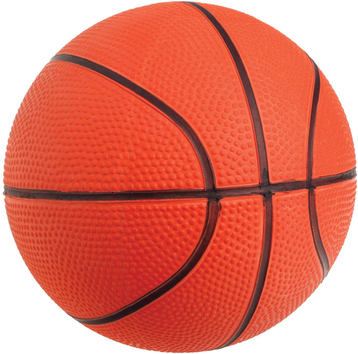 Hoops Basketball Set featuring a classic orange 5-inch basketball for indoor and outdoor fun and play.