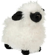 Shiloh the plush Lamb with soft, fluffy white fleece and black face and feet, perfect for cuddling and kids ages 2+.